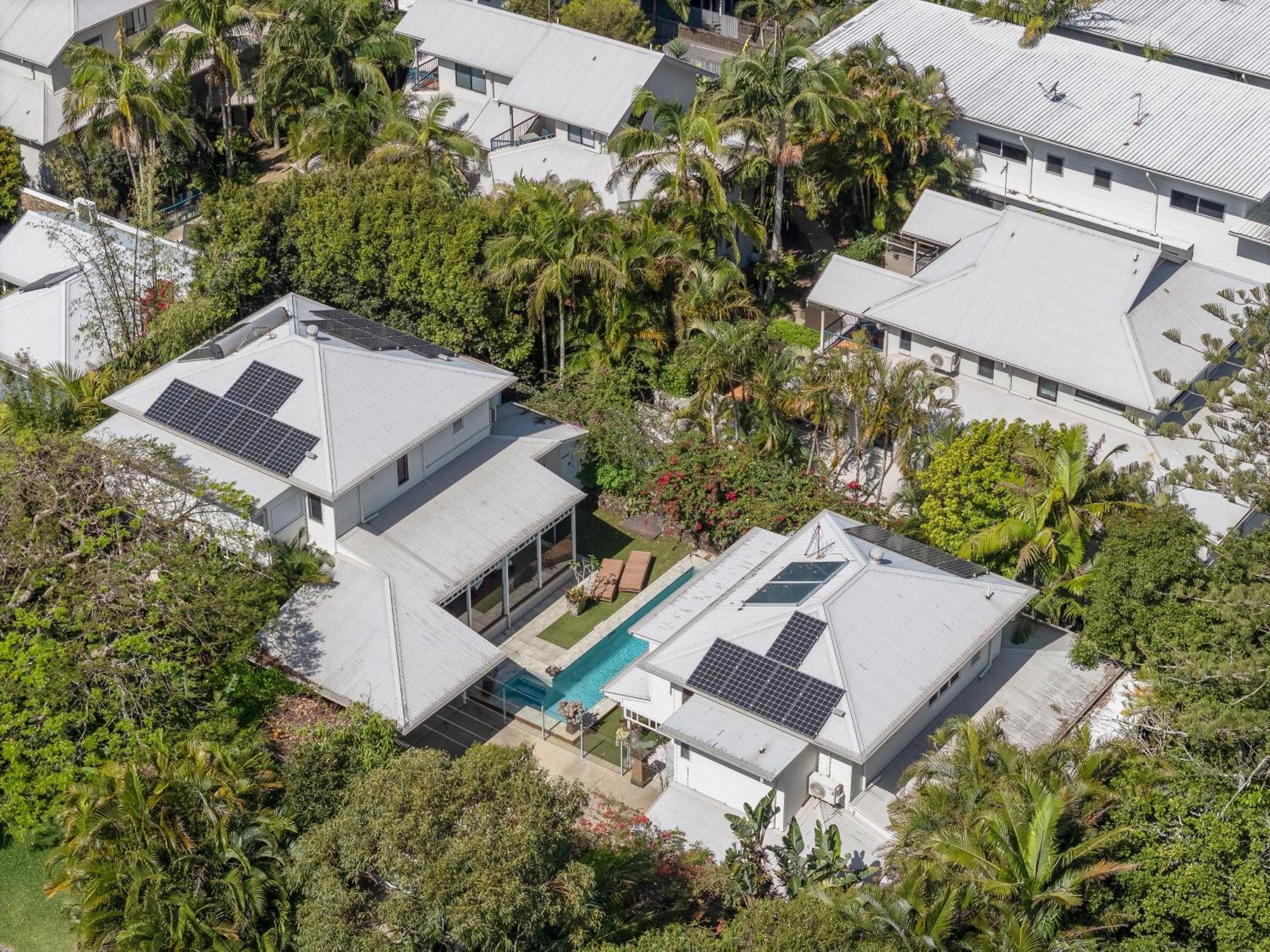 Aaman & Cinta Luxury Villas Teluk Byron Bagian luar foto
